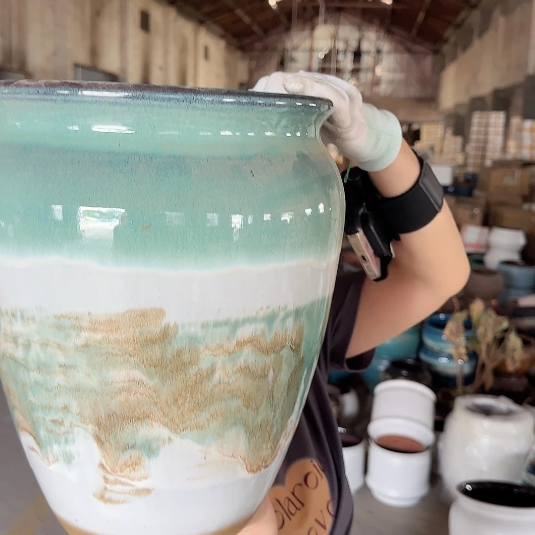 紫砂花盆王嫂花盆0911-2022高33口25