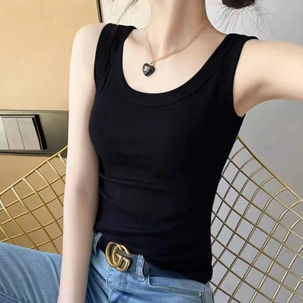 2025新品内搭舒适休闲百搭纯色背心