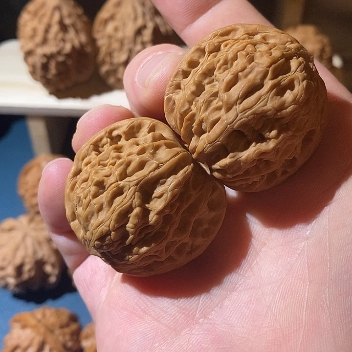 文玩核桃把件38尺磨盘