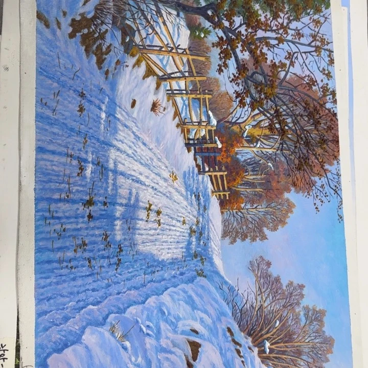 油画花花和你一起