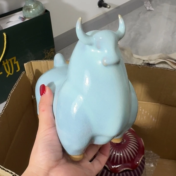 摆件陶郑家钧窑摆件