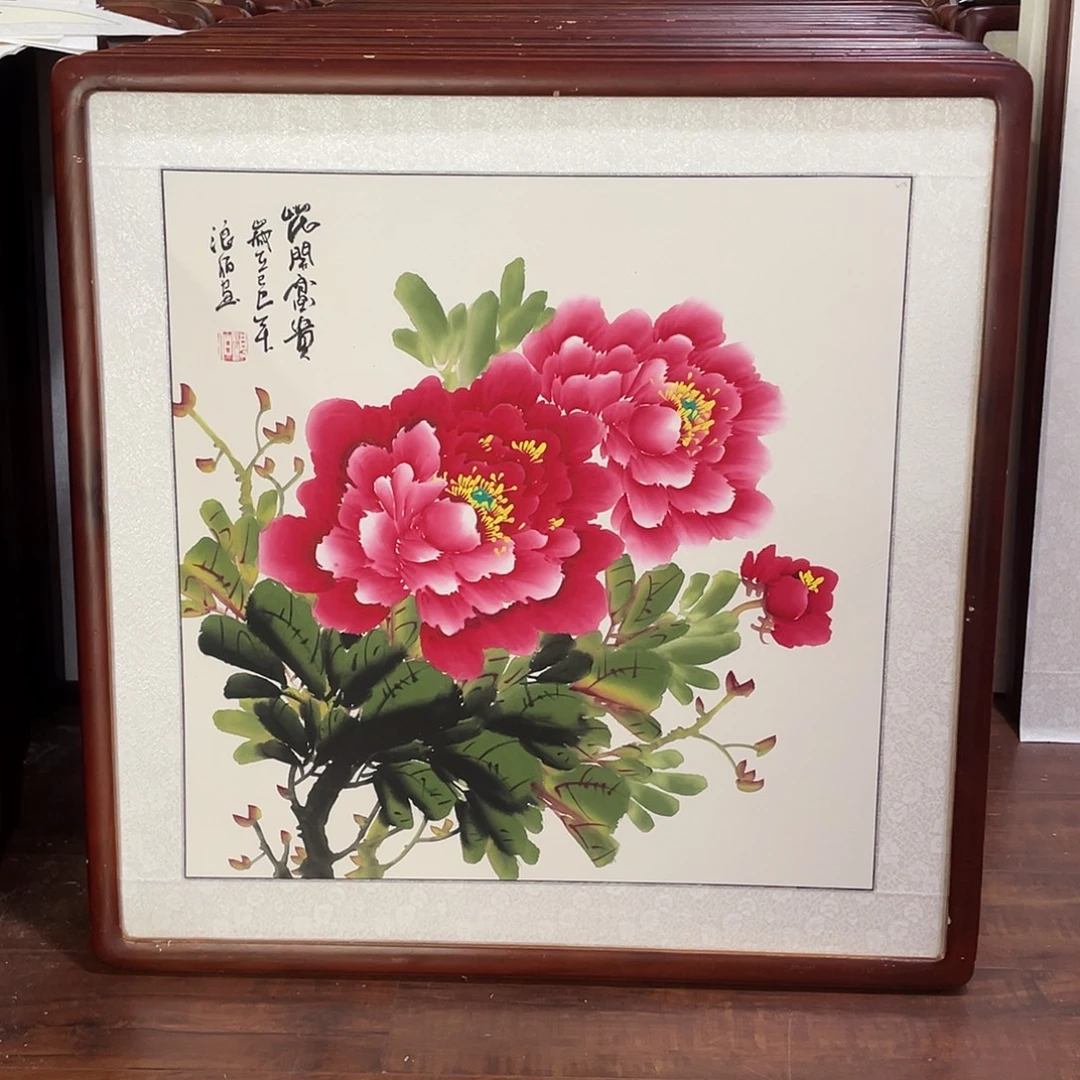 国画带框尺寸63*63厘米