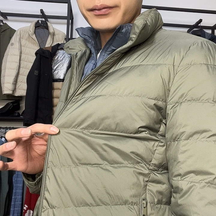 绿色轻薄款男士鸭180码