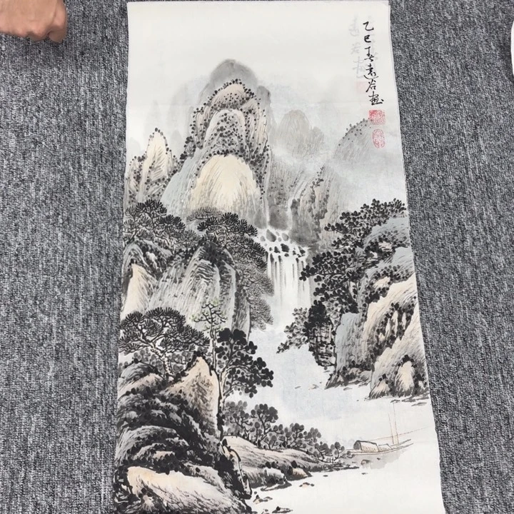 国画绘画作品多次参加全国