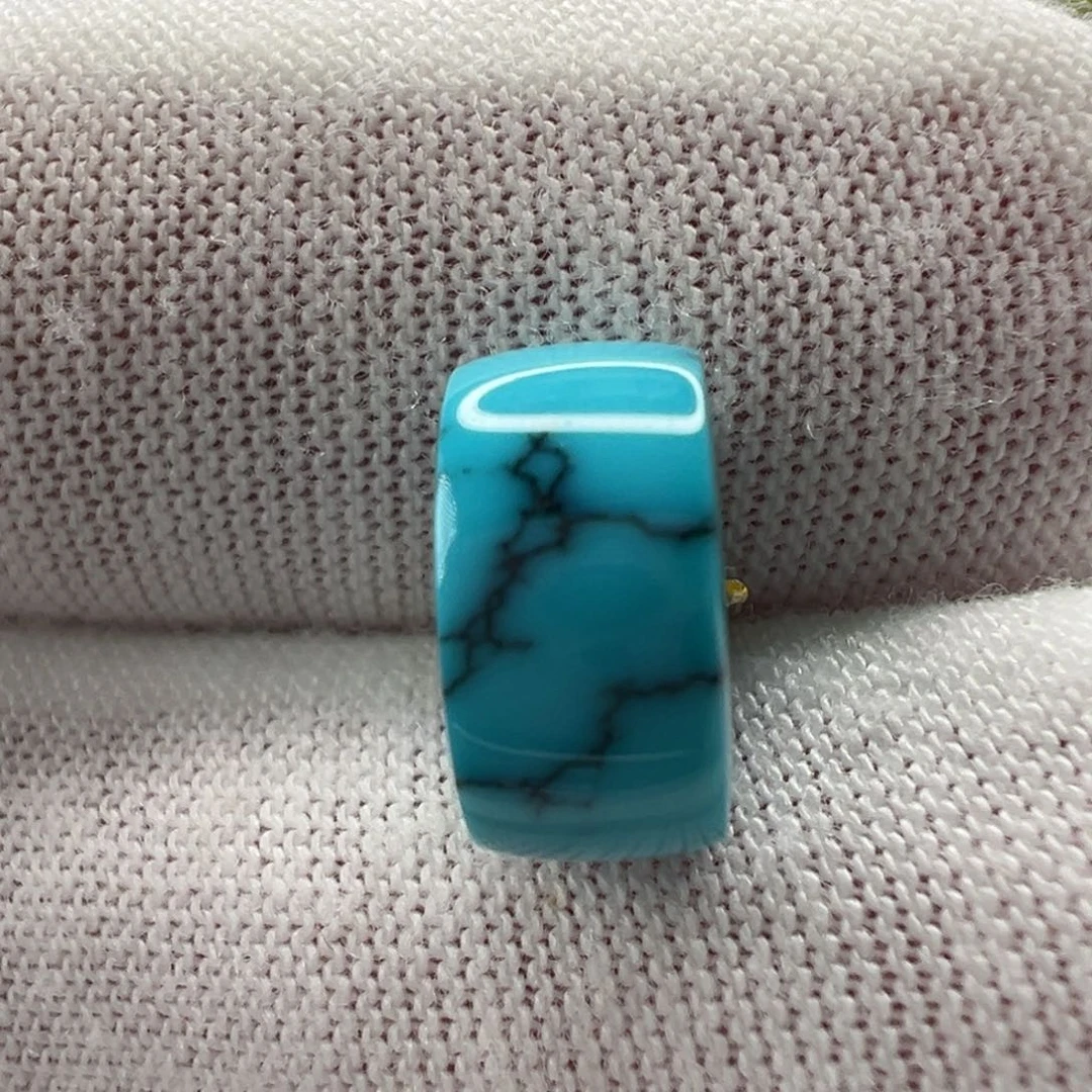 绿松石未镶嵌直切珠10.5
