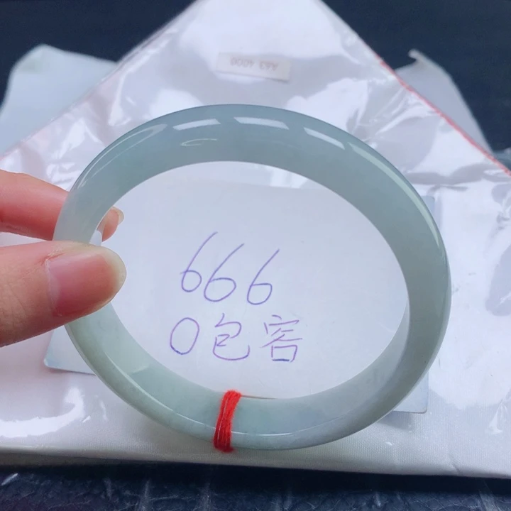 翡翠未镶嵌手镯圈口6263