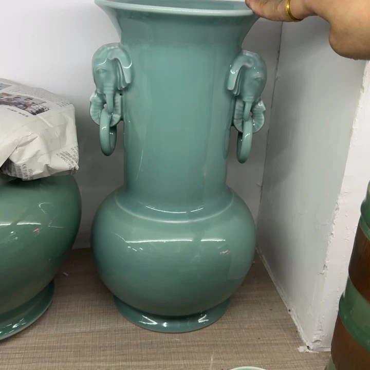 蔓*龙泉青瓷茶具微瑕6069