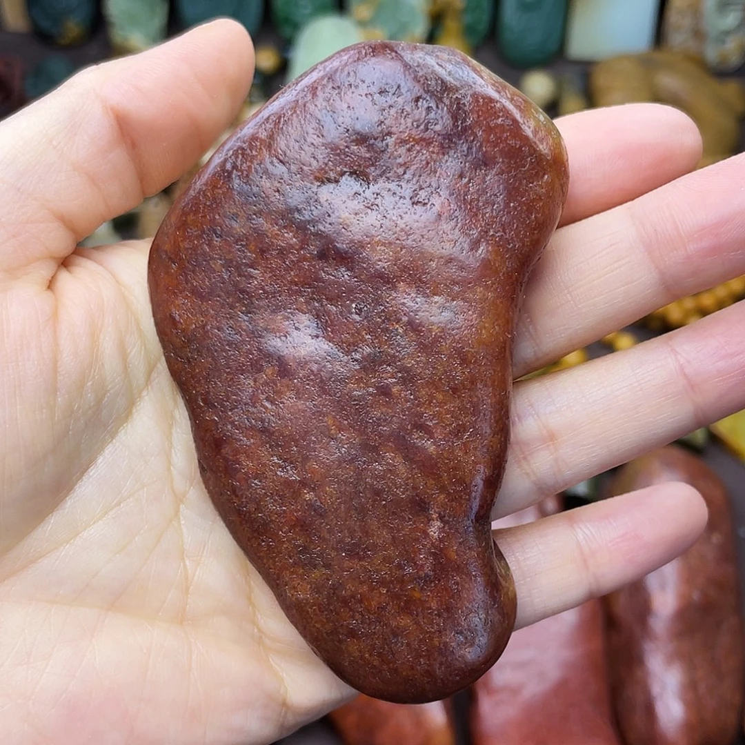 岫岩河磨玉（透闪石质玉）未镶嵌颈饰