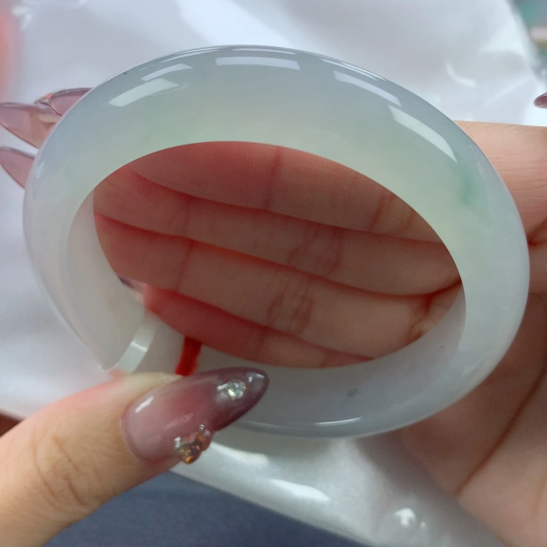 翡翠手镯未镶嵌57.6正圈