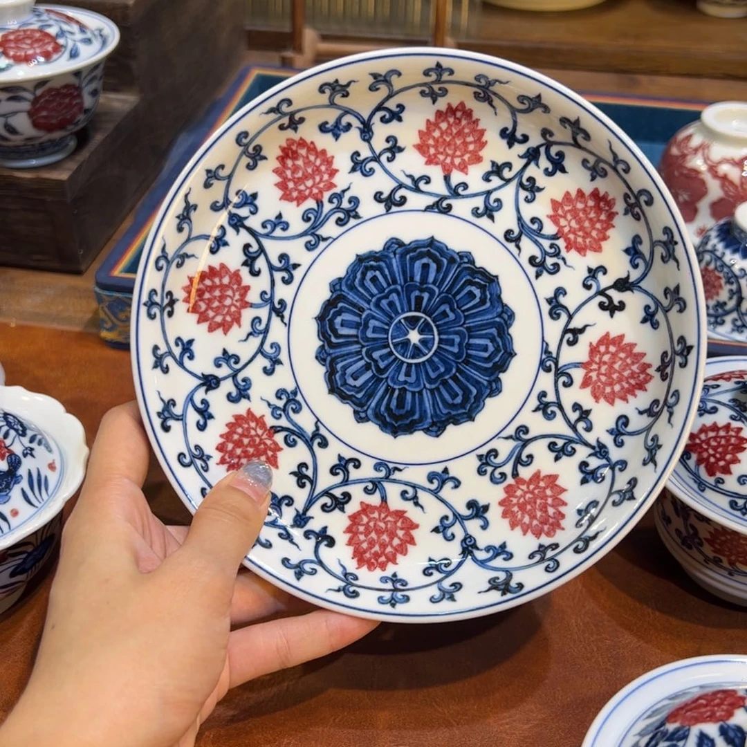 摆件景德镇陶瓷茶器百宝箱