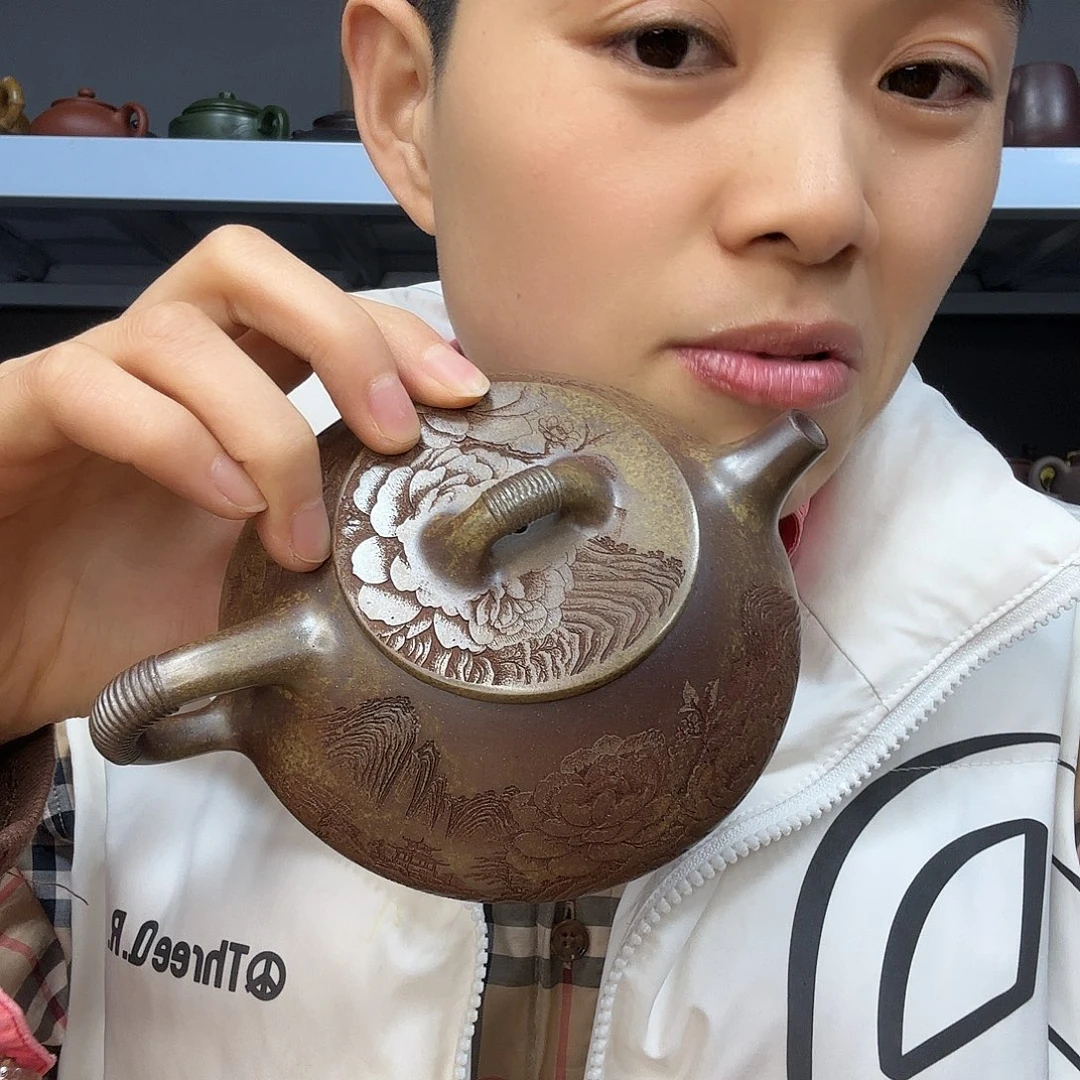 紫砂茶壶民间手艺人全手工制作