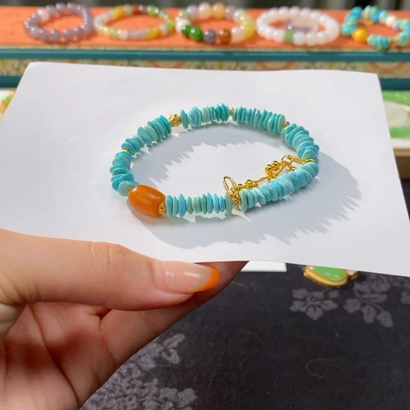 【闪购商品】未镶嵌绿松石手链