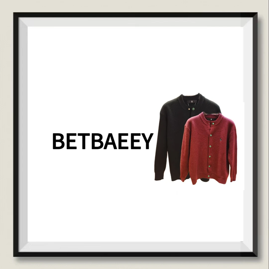 2025男女同款落肩袖针织衫毛衣长袖简约潮流开衫125