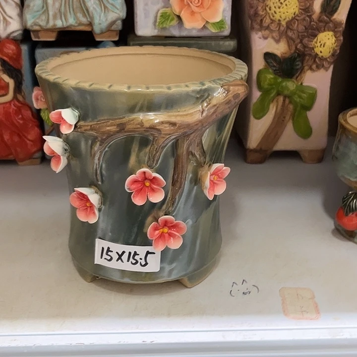 粗陶材质多肉花盆