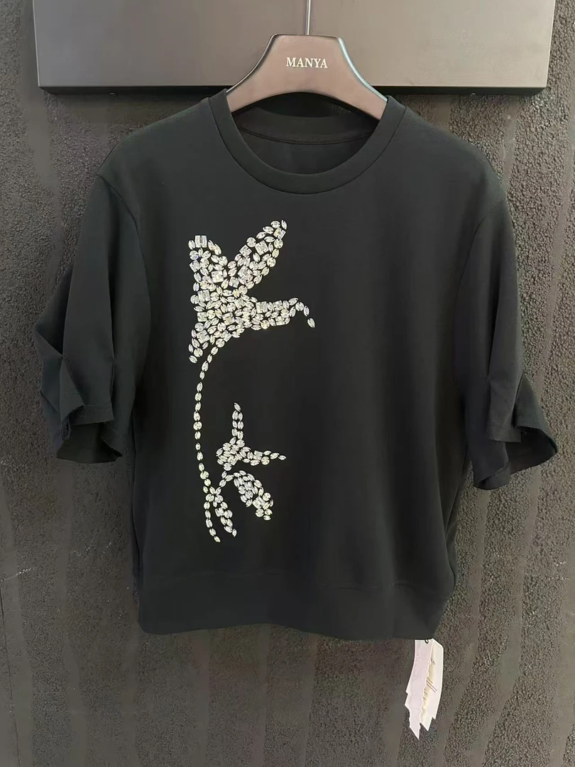 【BAI】夏新款气质百搭休闲短袖T恤8155