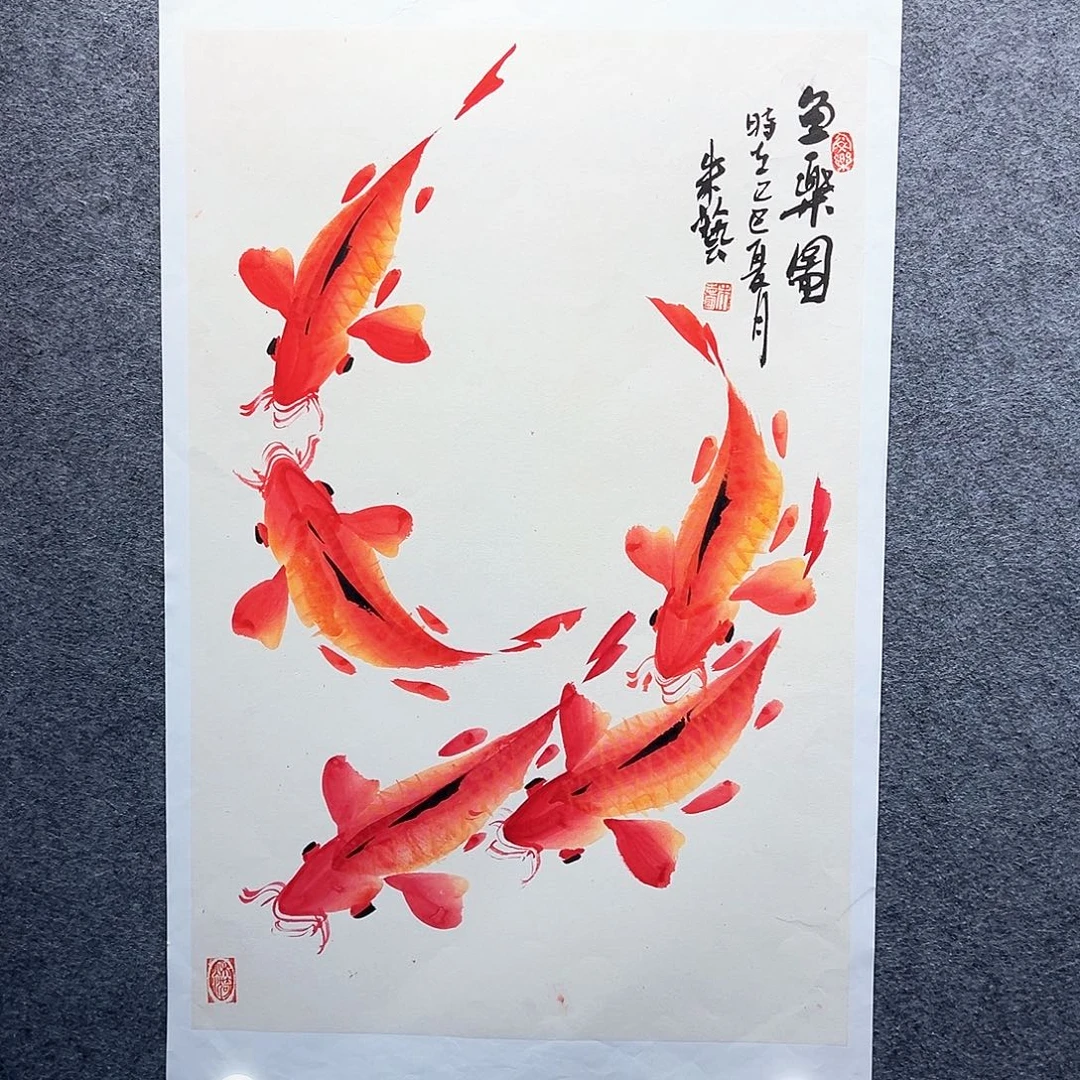 国画纯手绘系列画心