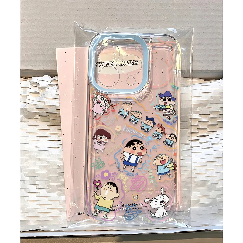 奥菲顿涂鸦小新朋友适用iPhone16苹果手机壳华为vivo小米15oppo套