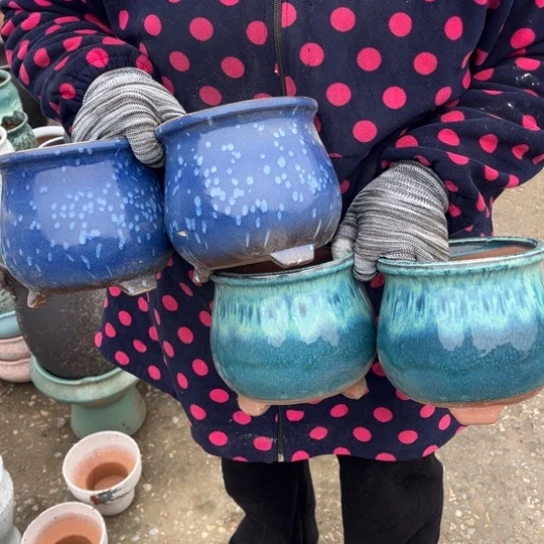 红陶口14高13瑕疵