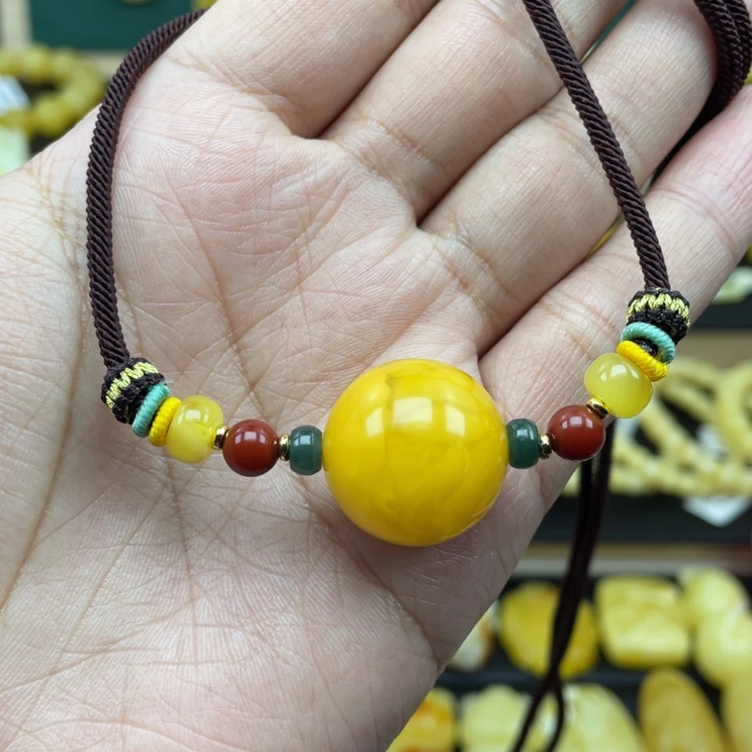 琥珀裸石未镶嵌琥珀蜜蜡