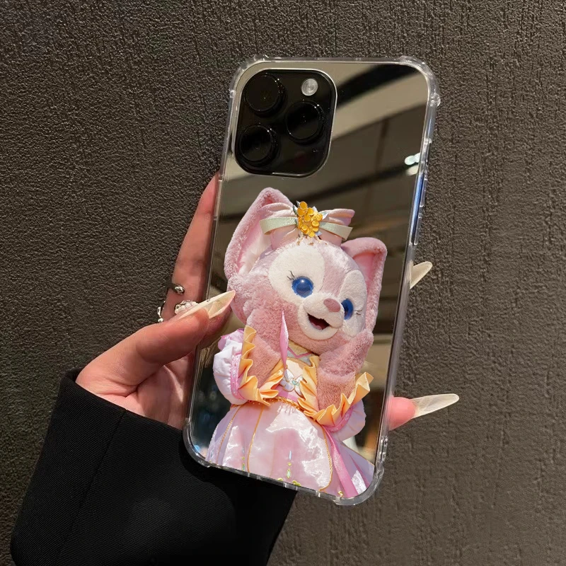 捧脸杀玲娜贝儿镜面手机壳适用iPhone17promax苹果14女13可爱1615