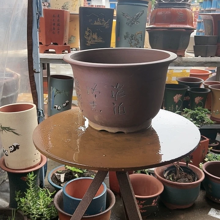 宜兴紫砂30平角金钟