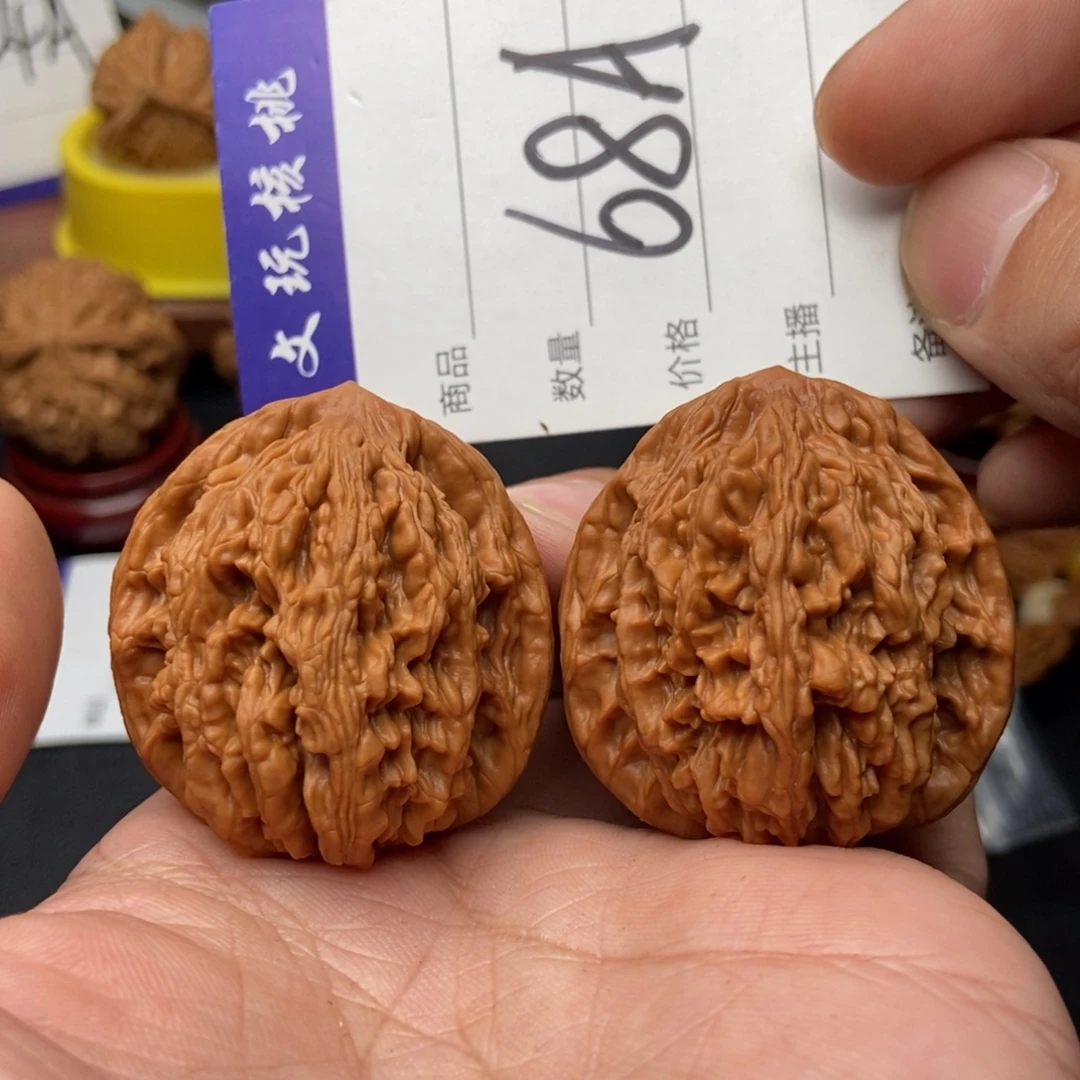 吊坠文玩核桃40虎头