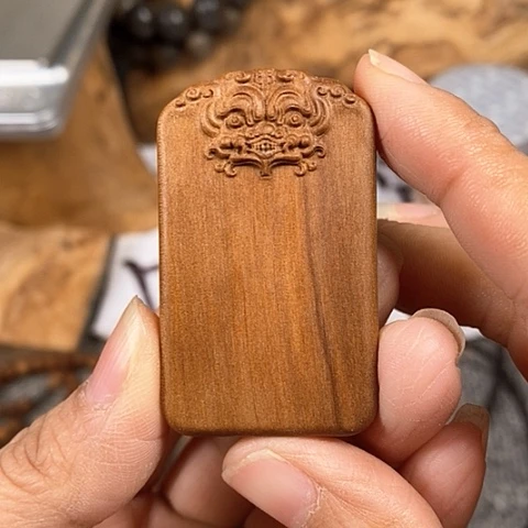 檀香木手串/手链老山檀香黑肉貔貅无事牌