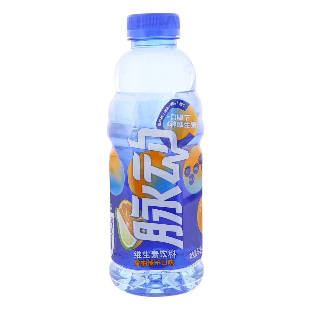 Mizone/脉动维生素饮料雪柚橘子口味 600ml