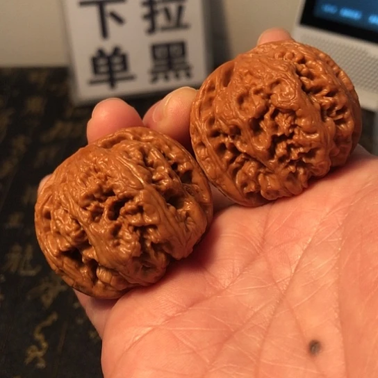 文玩核桃把件粗筋41mm