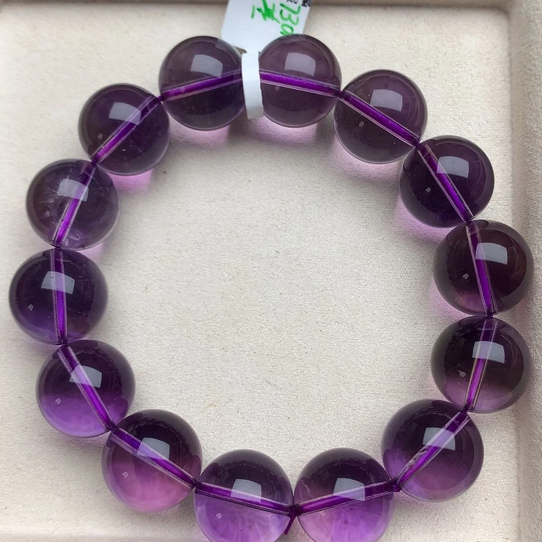 水晶手串未镶嵌巴西紫水晶