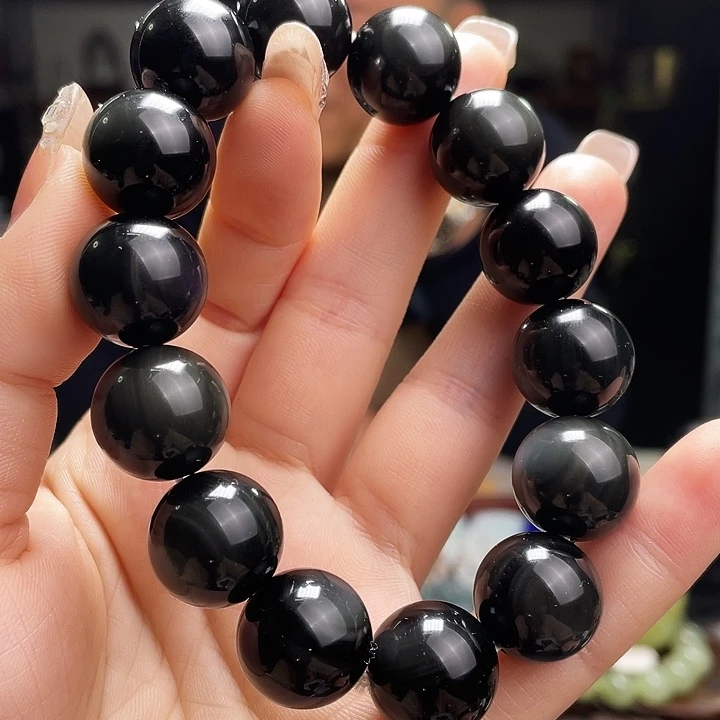 黑曜岩手链未镶嵌