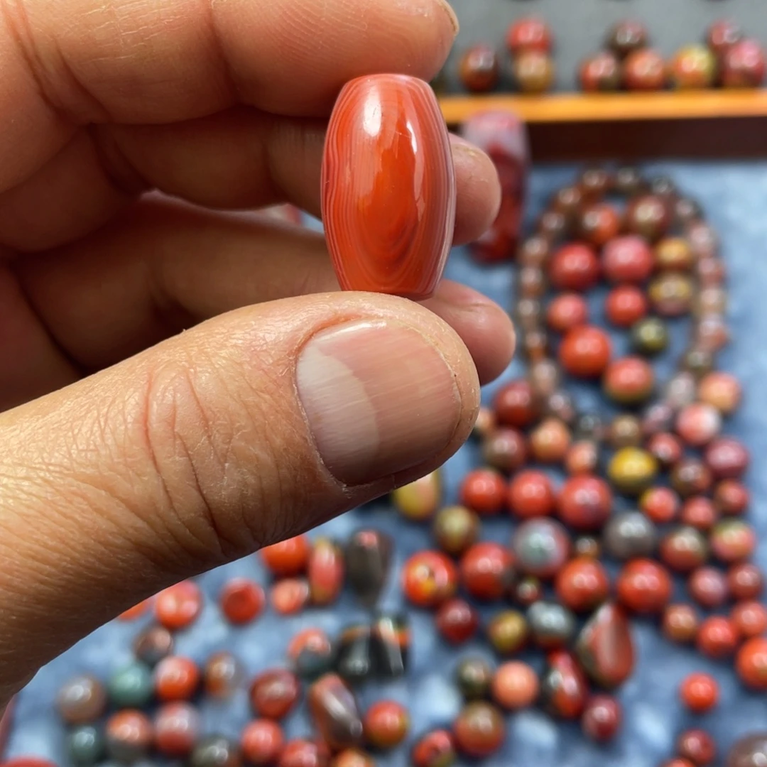 南红玛瑙合金南红原矿配珠