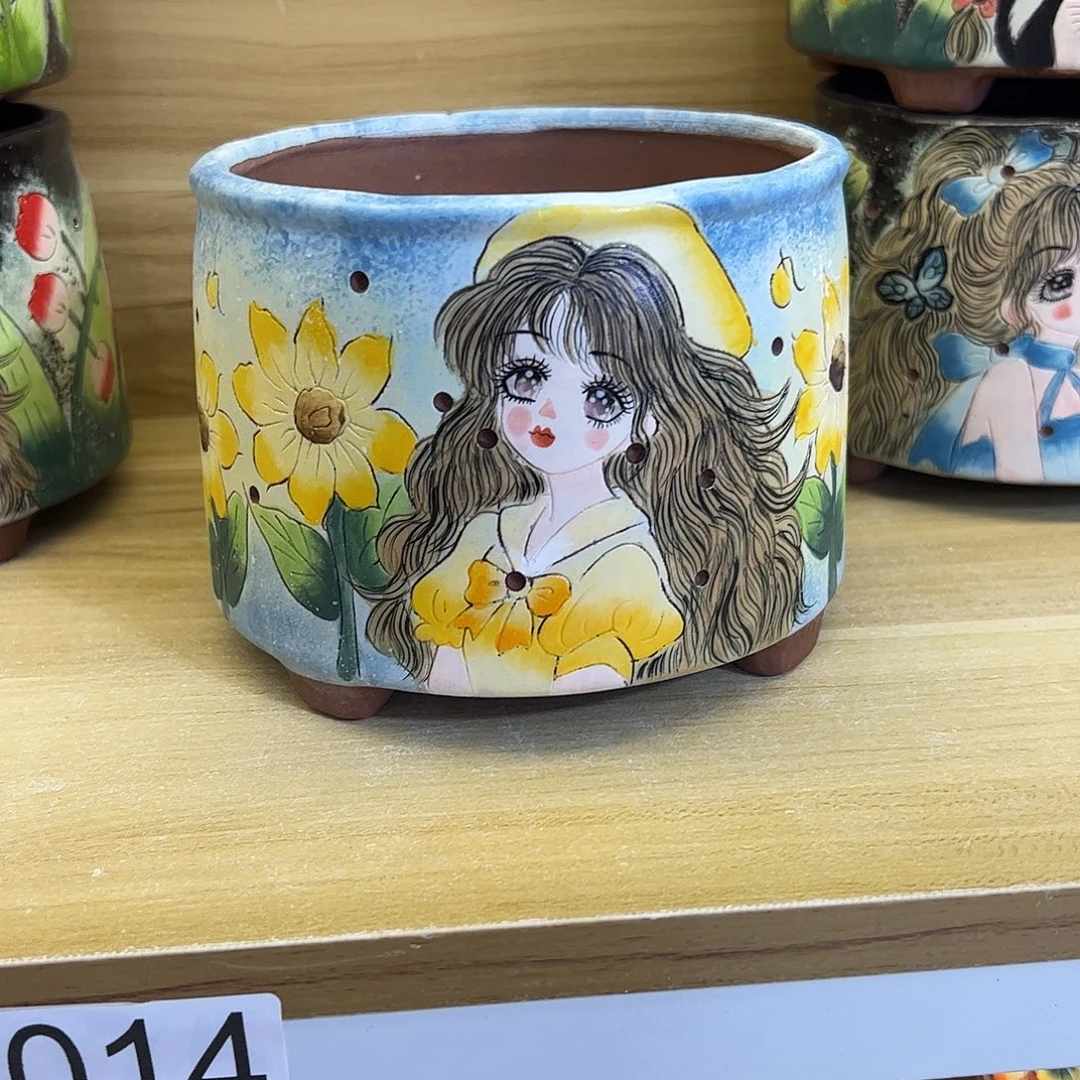 景德镇炫彩手绘口12.5