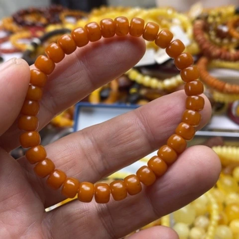 手串琥珀未镶嵌手串