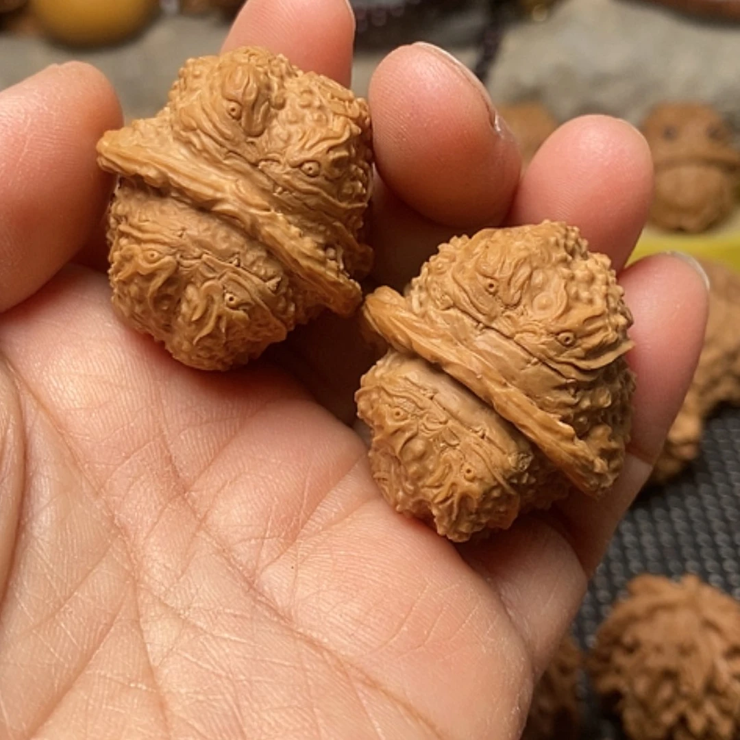 【闪购商品】把件文玩核桃古蟾雕刻福利款