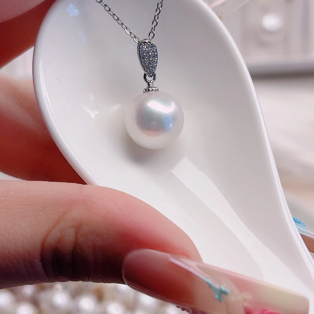 未镶嵌淡水珍珠吊坠(赠链)