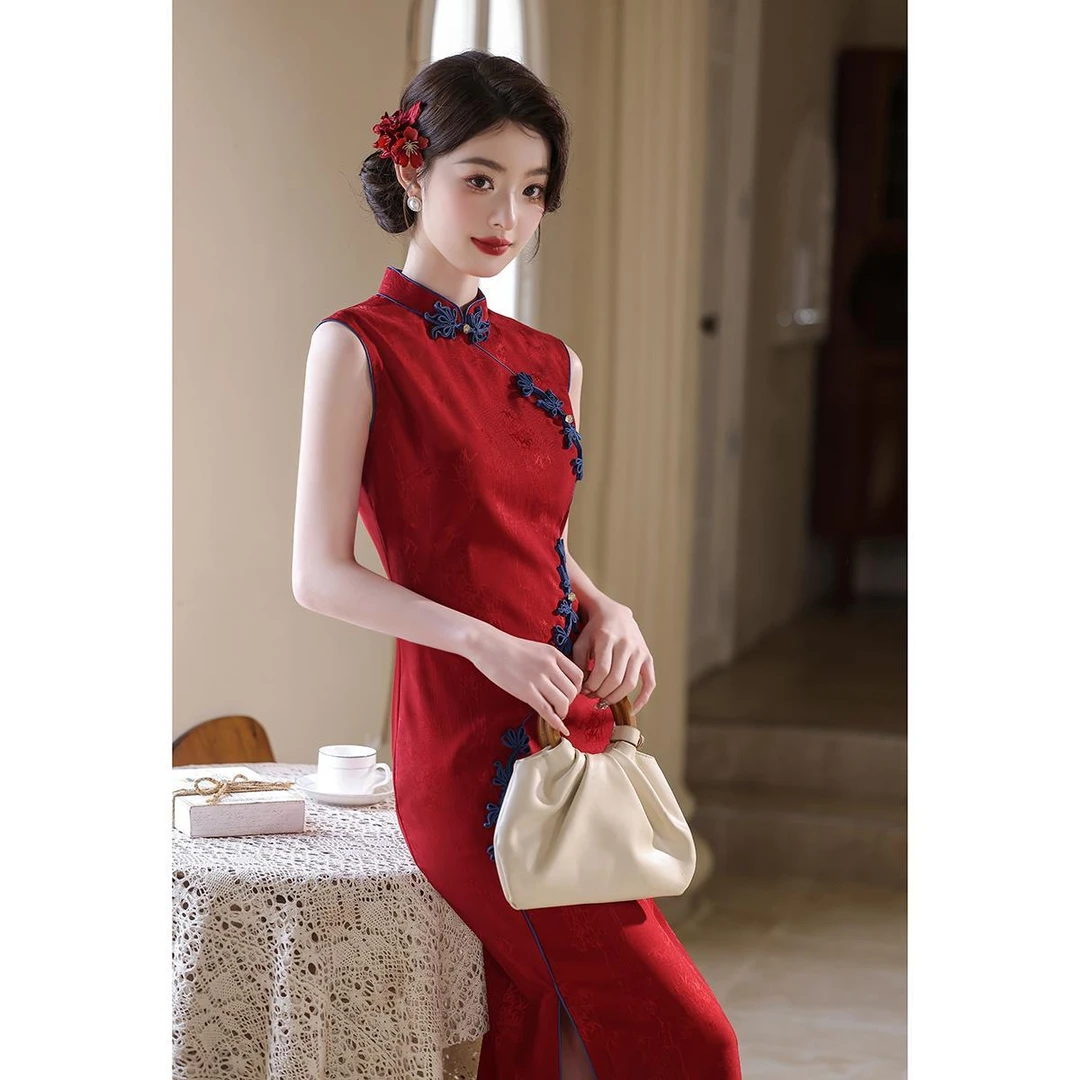 高端红色旗袍2025新款高考旗开得胜新中式订婚礼服裙敬酒服新娘女
