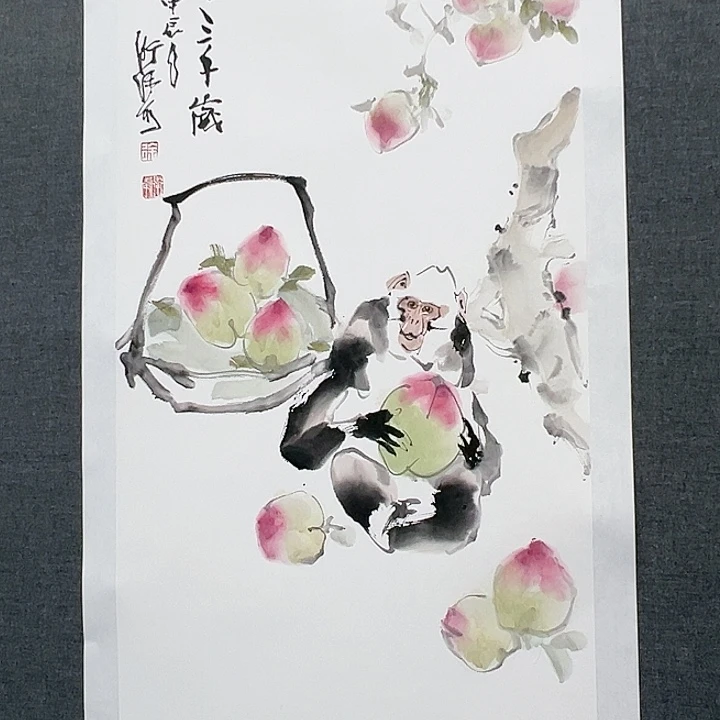 国画书画作品多次