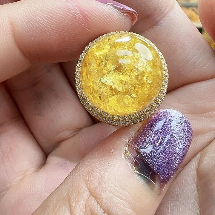 琥珀未镶嵌珠宝奇石