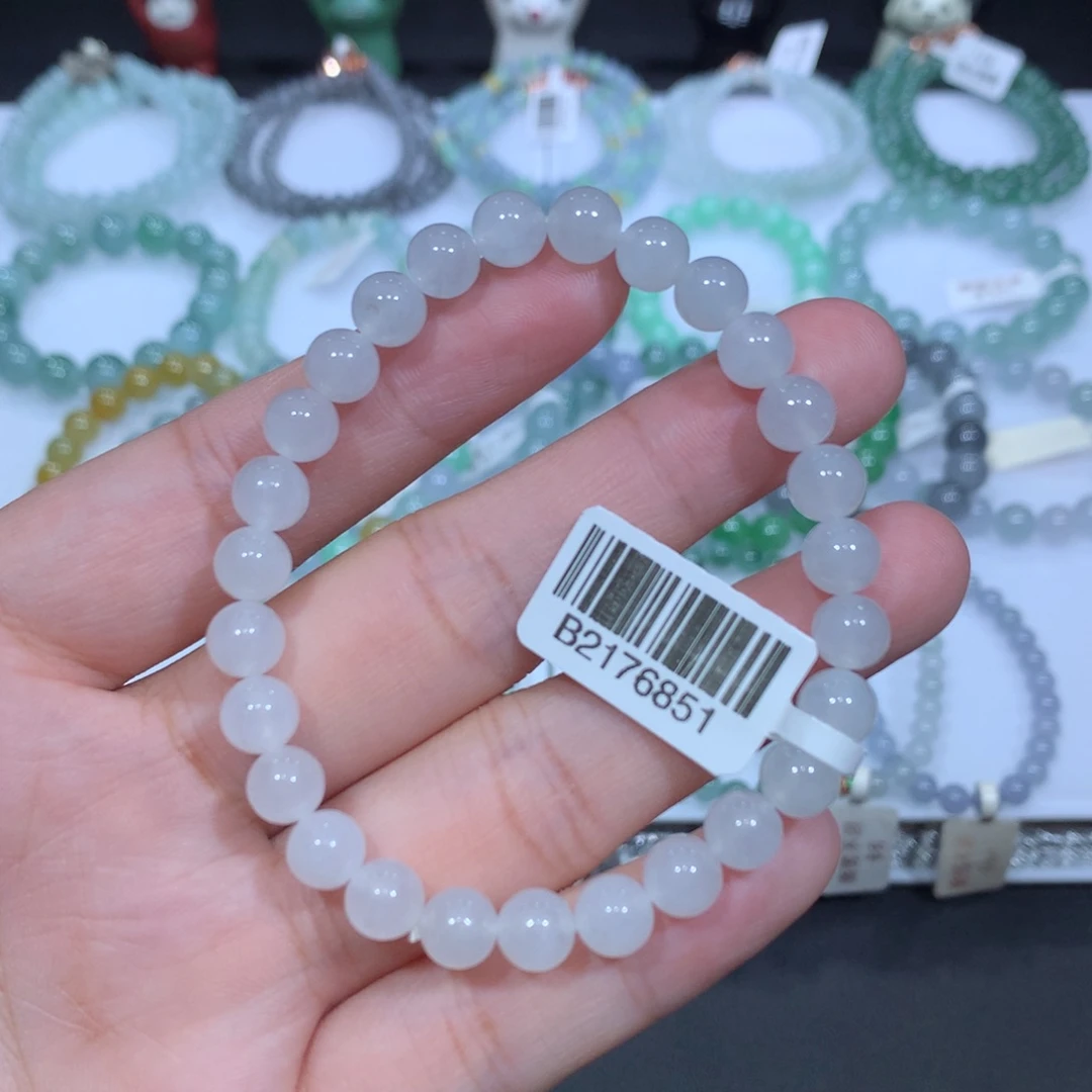 未镶嵌手串翡翠天然
