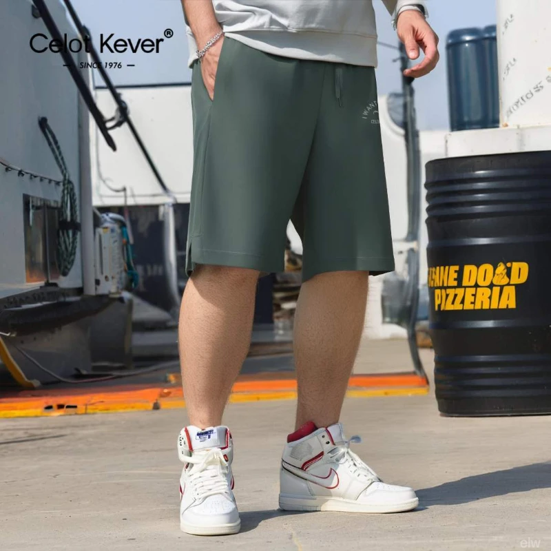 高弹力简约风常规款CK中腰夏季短裤休闲裤运动户外潮流时尚百搭
