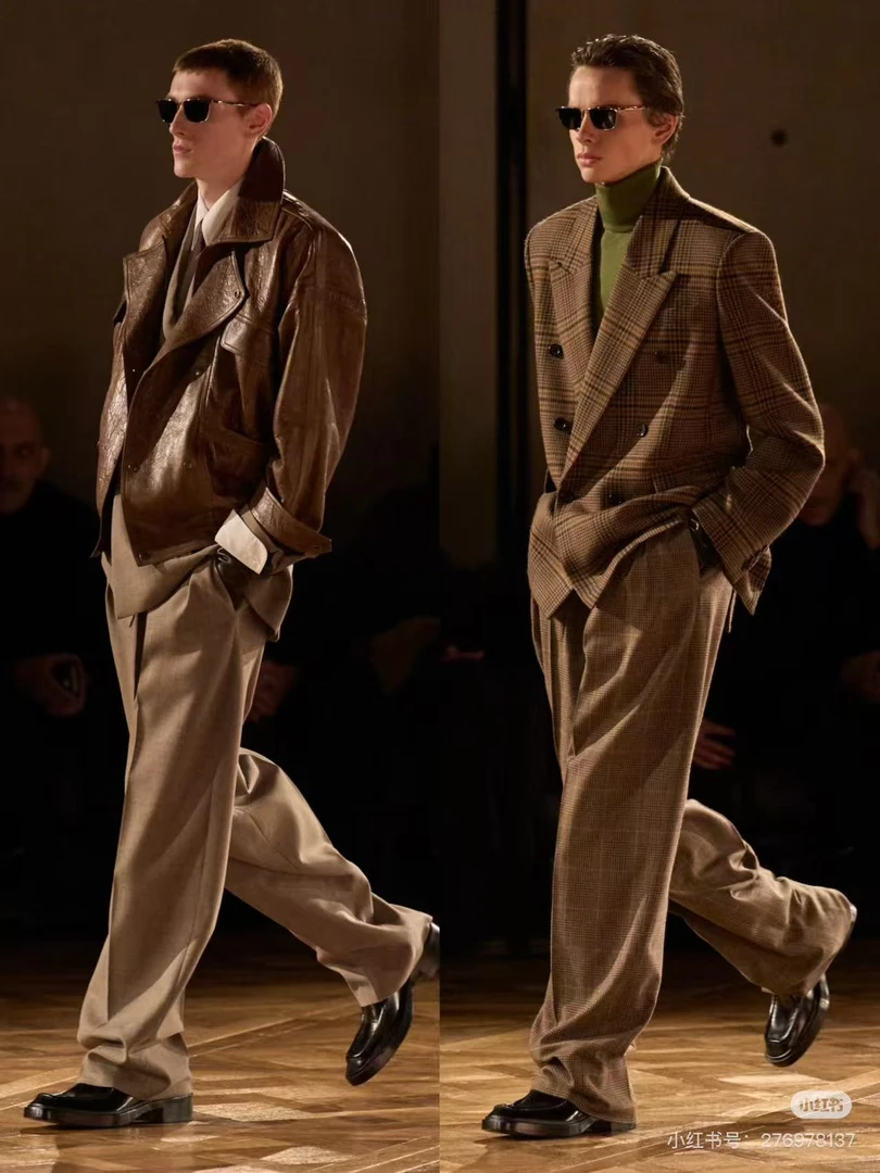 官方款号【QC3003】冬季新款男士时尚百搭老钱风连帽棉服外套