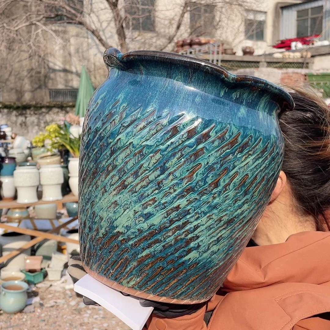 陶瓷王嫂花盆直播0219-a238