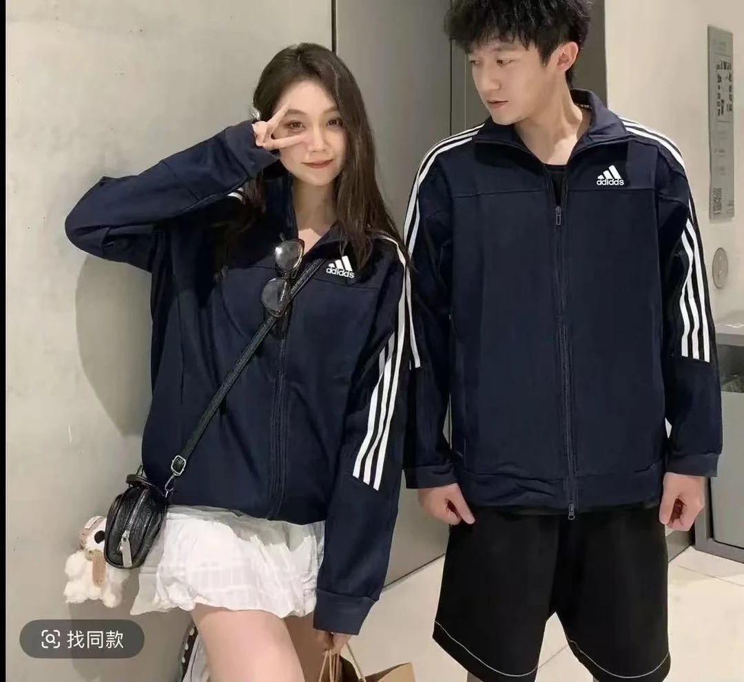 QQ糖男女运动休闲同款加绒冬季外套9952