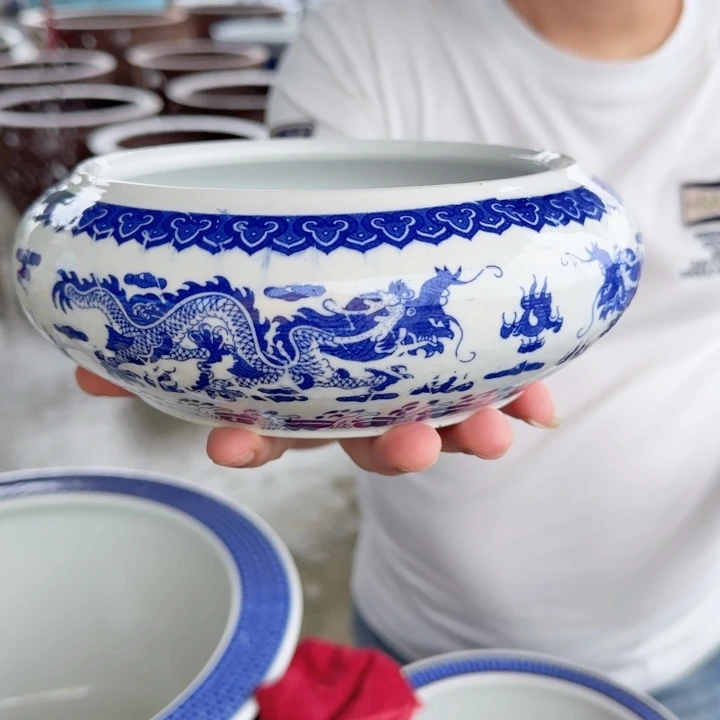 瓷片直径20厘米高度9厘米……