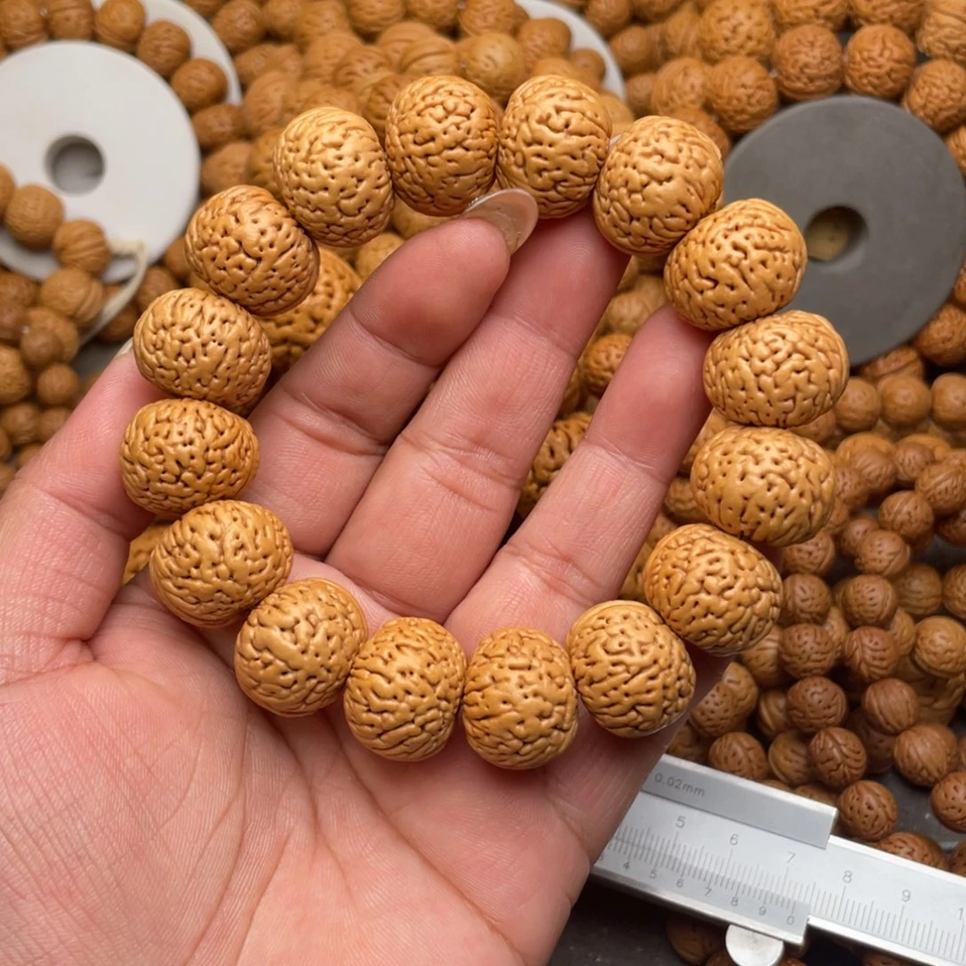 桃核手串老树苹果闪23