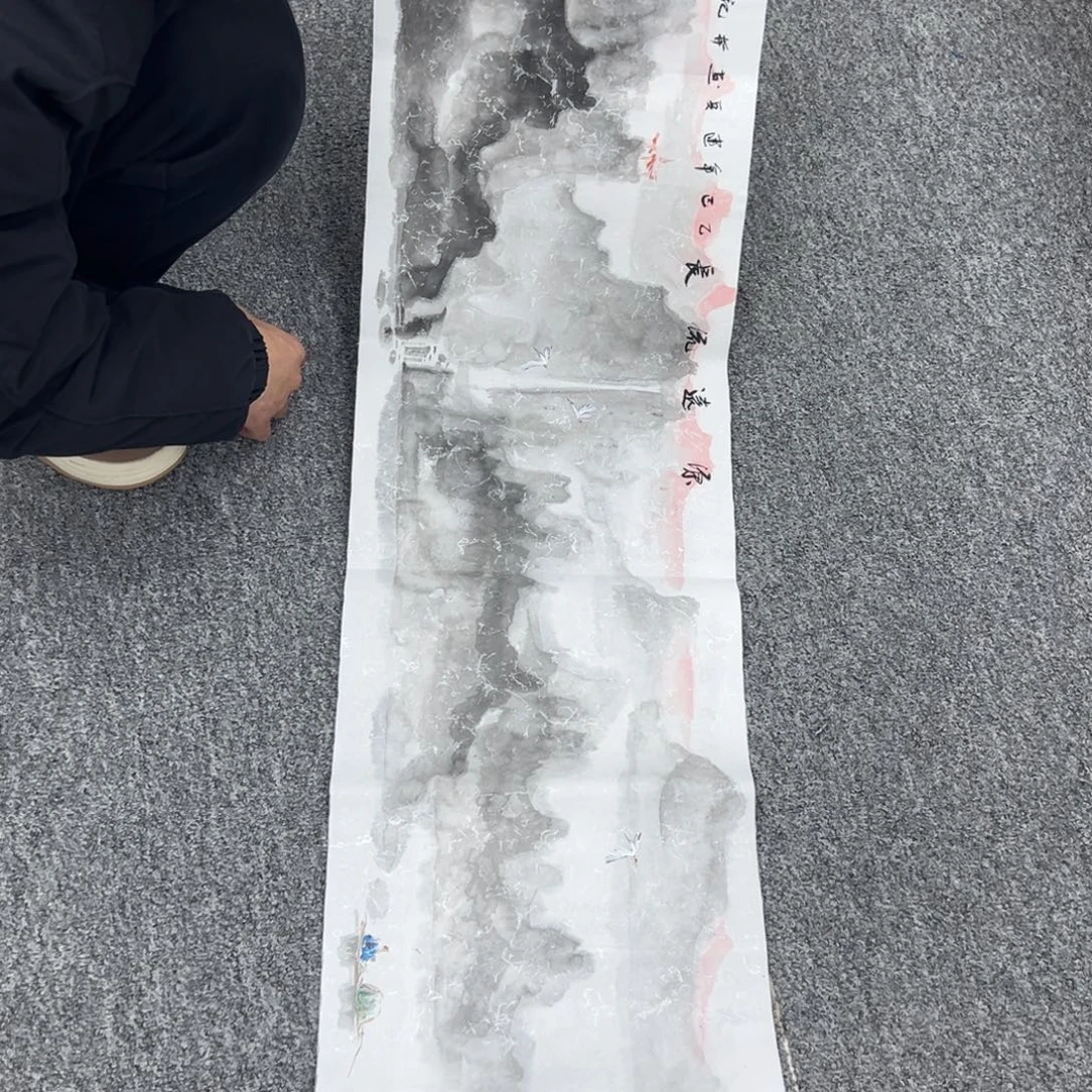 国画纯手绘字画宣纸