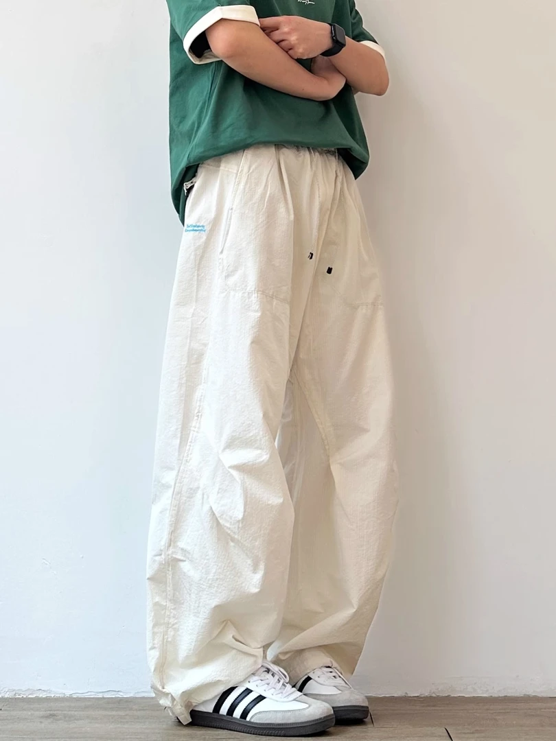 轻量化户外美式机能工装伞兵裤日系复古男夏季宽松休闲薄款长裤