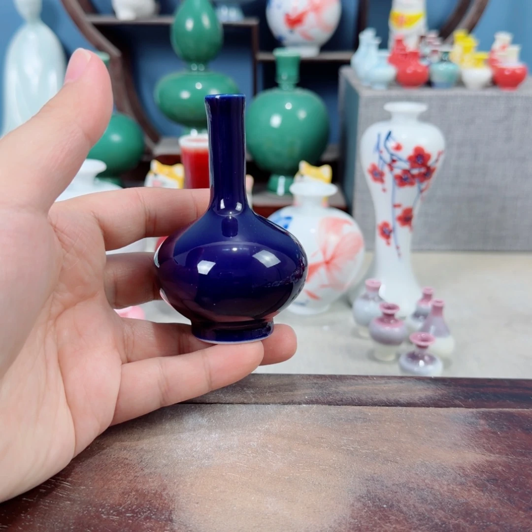 陶瓷手工小花器摆件