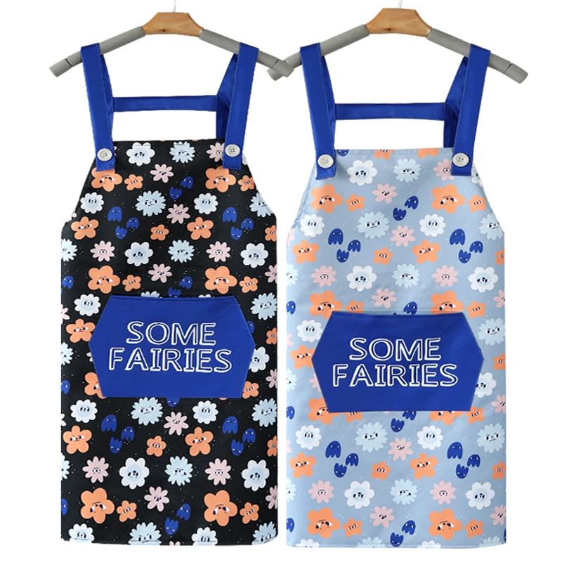 围裙厨房家用防水防油女时尚可爱日系韩版做饭家务网红围腰工作服